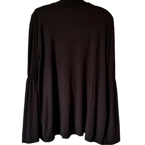 NWT Womens Long Open Front Lightweight Bell Sleeved Cardigan - Picture 3 of 6